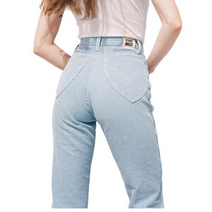 Lykke wulff railroad / hickory stripe cowgirl jean